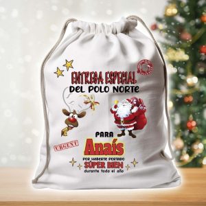 SACO PAPÁ NOEL O REYES MAGOS 50x66cm
